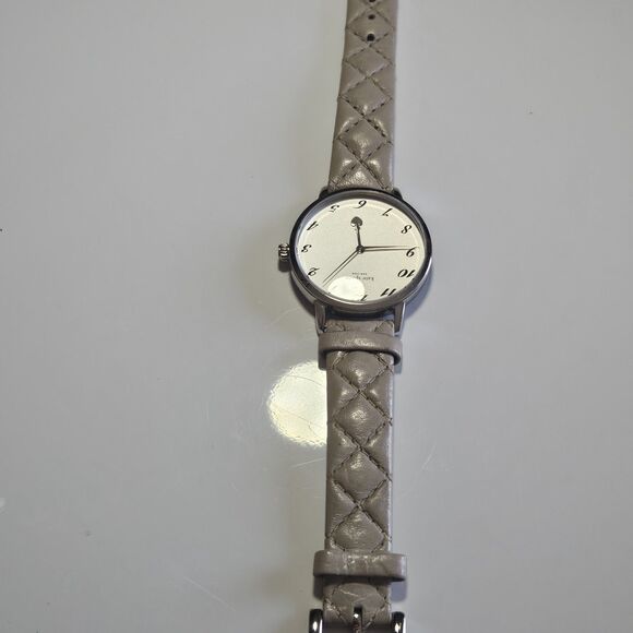 Kate Spade 1YRU0784 Silver Dial Leather Strap Women\'s Watch Needs New Battery main image 14
